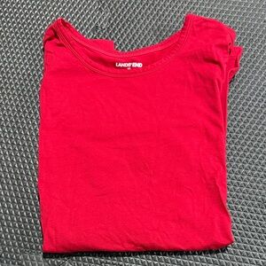 Lands' End Red long sleeve